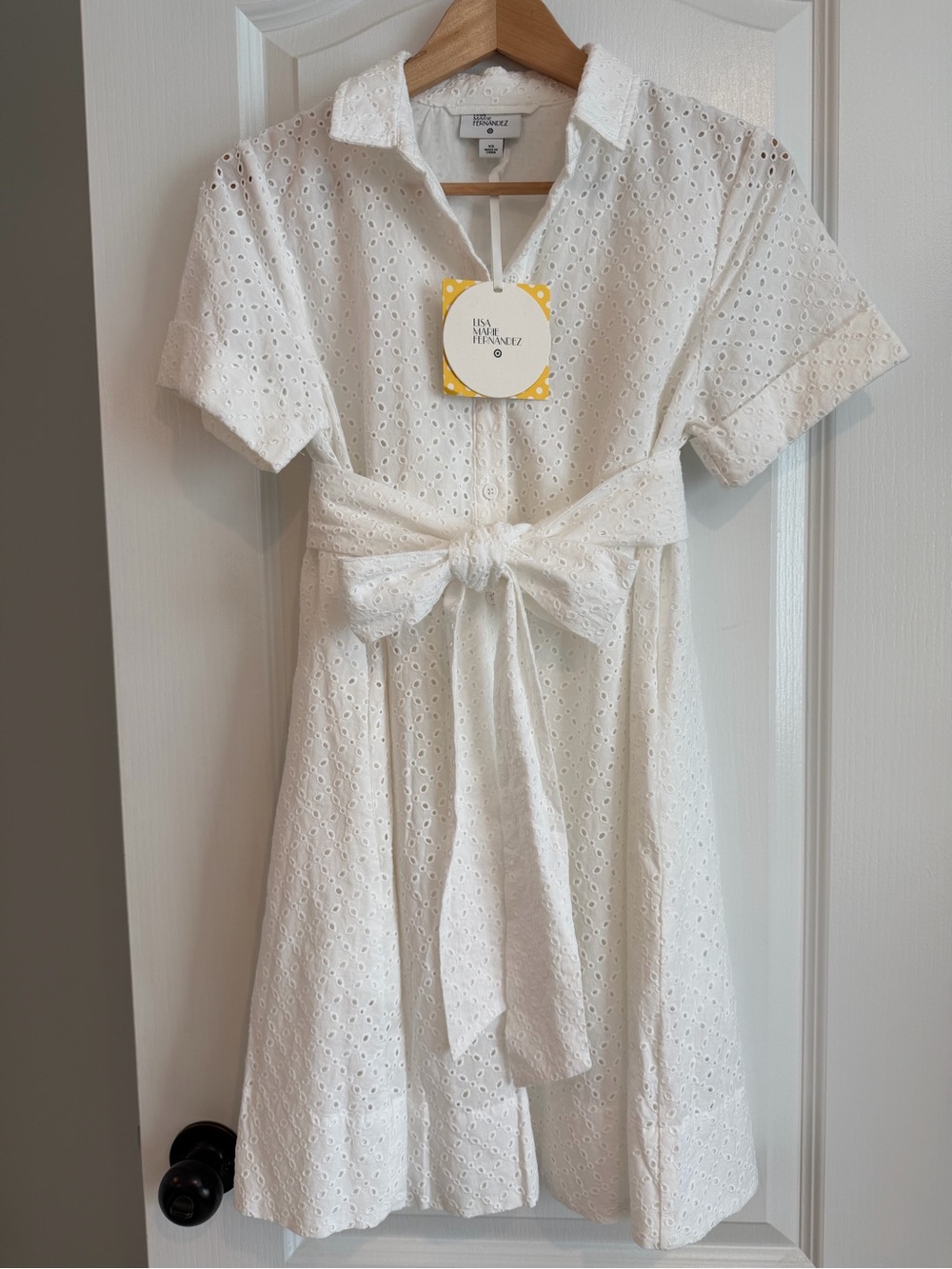 Lisa Marie Fernandez for Target White Eyelet Dress NWT